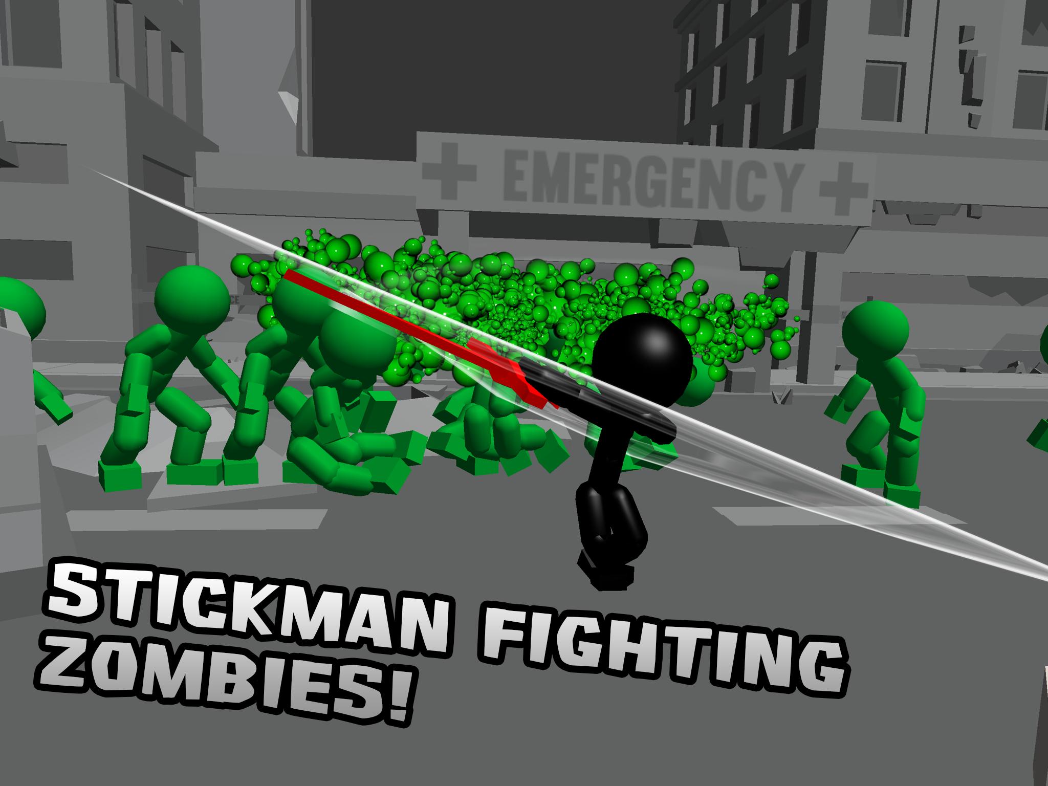 Игра stickman зомби