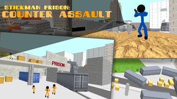 Stickman Prison: Counter Assau Cartaz