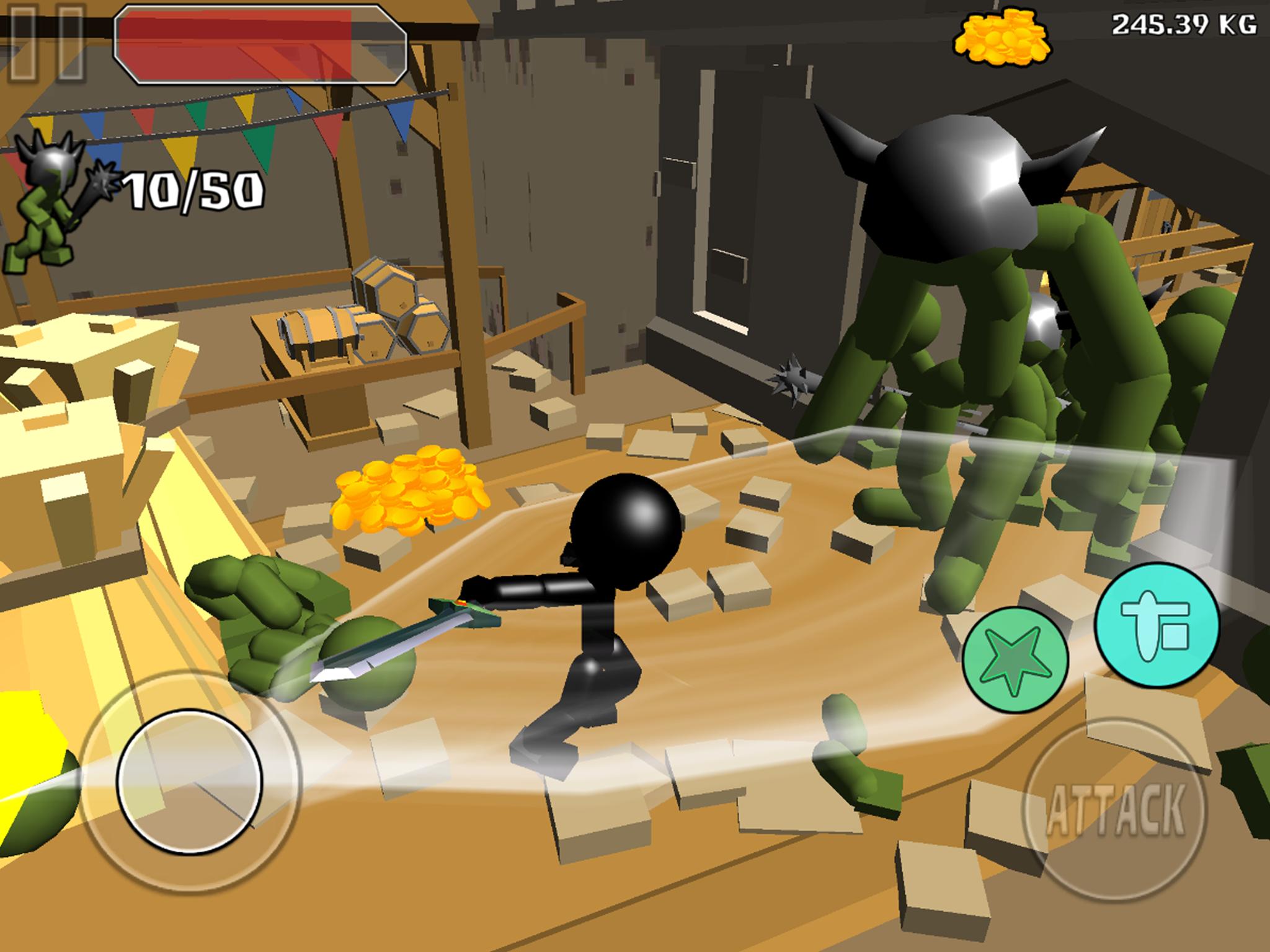 Stickman Sword Fighting 3D capture d'écran 6.