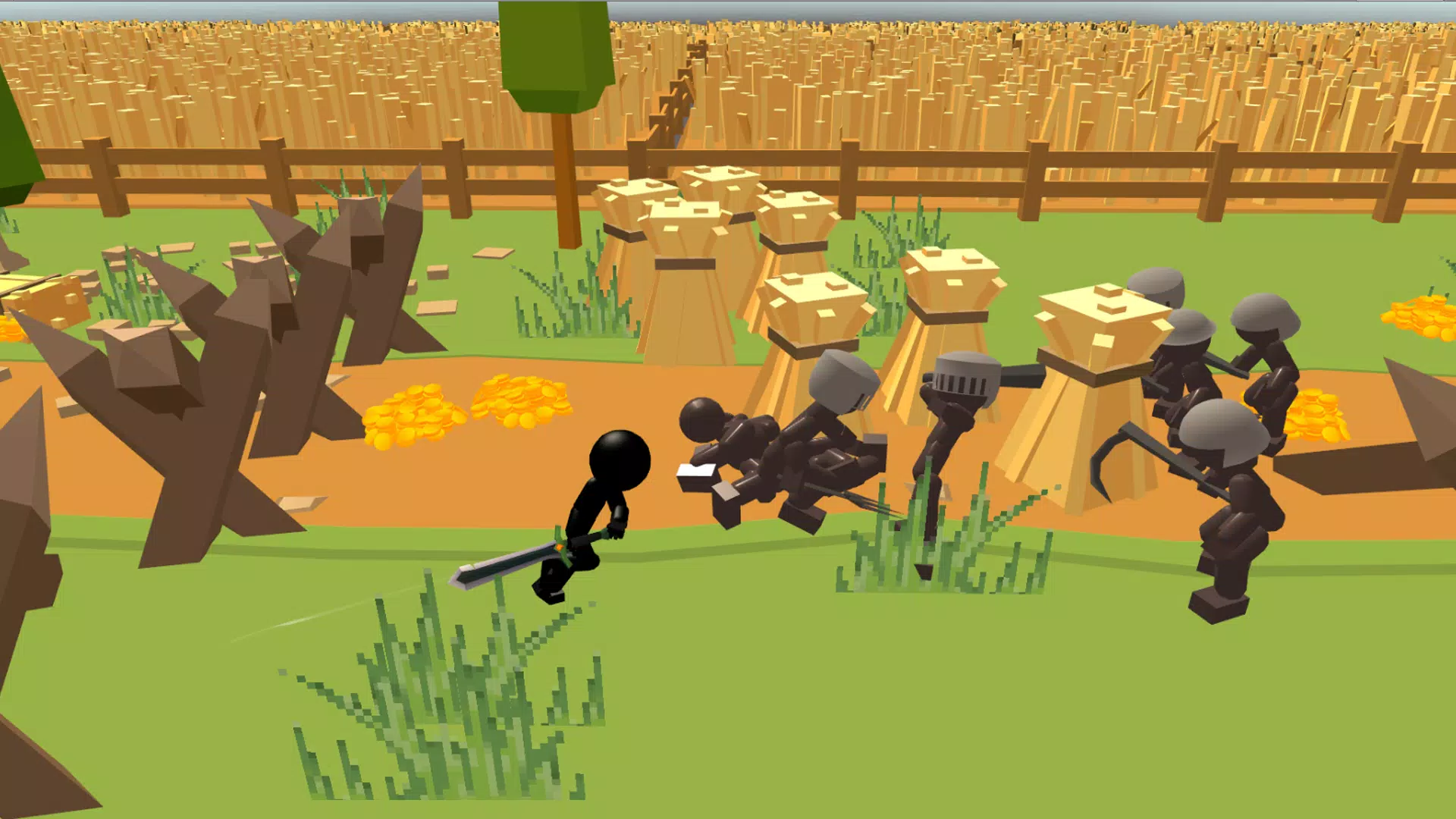 Stickman Fighting 3D - First Gameplay 