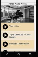 Hindi Piano Notes Affiche