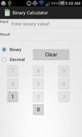Ad-Free Binary Calculator Affiche