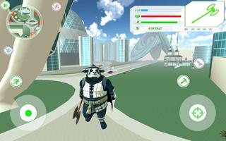 Superhero Fly Panda screenshot 2