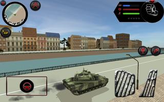 Urban War Robot Tank Affiche