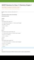 XI Chemistry NCERT Solution screenshot 2