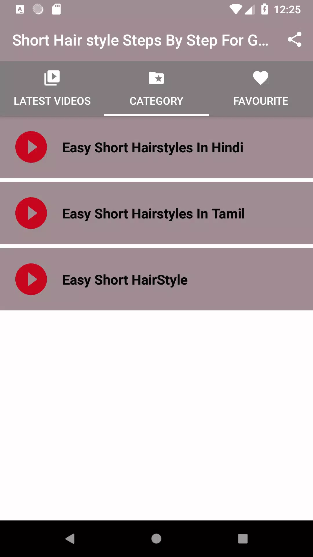 Short Hair style Steps By Step For Girls Videos APK pour Android Télécharger Short Hair style Steps By Step For Girls Videos APK pour Android Télécharger