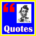 Quotes Henry David Thoreau icône