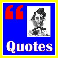 Quotes Henry David Thoreau Affiche