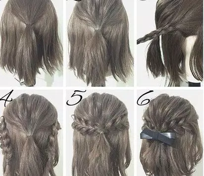 Short Hairstyles Step By Pour