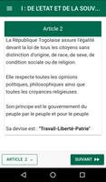 Constitution Togolaise Ekran Görüntüsü 2