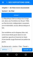 Constitution RD Congo Ekran Görüntüsü 1