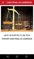 Code Pénal du Cameroun পোস্টার