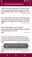 Cleveland Basketball News الملصق