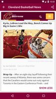 1 Schermata Cleveland Basketball News