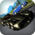 Racing on Batmobile 3D