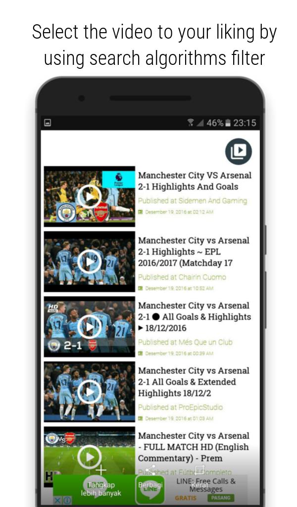 Highlight Goal For Android Apk Download - roblox arsenal full match 19