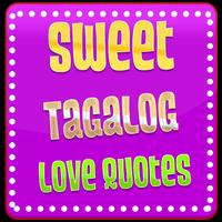 Sweet Tagalog Love Quotes โปสเตอร์