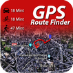 GPS City Driving Route Finder