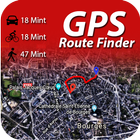 GPS City Driving Route Finder ไอคอน