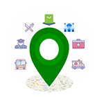 Find Nearest Solution Around Me ( location map ) icône