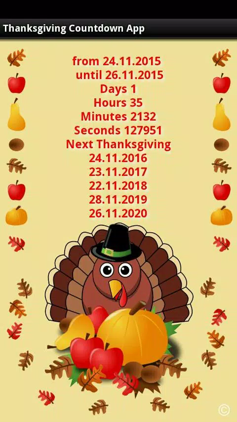 Thanksgiving Countdown App Apk For Android Download