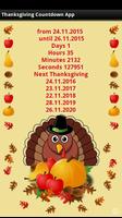 Thanksgiving Countdown App Affiche