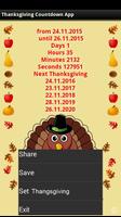 Thanksgiving Countdown App syot layar 2