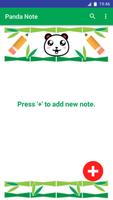 Panda Note Affiche