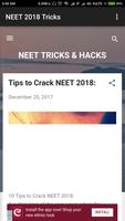 NEET 2018 Tricks poster