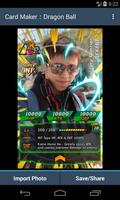 برنامه‌نما Card Maker︰Dragon Ball عکس از صفحه