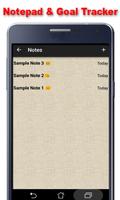 Notepad & Goals Tracker ảnh chụp màn hình 1