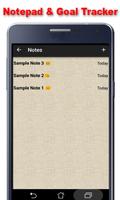 Notepad & Goals Tracker capture d'écran 1