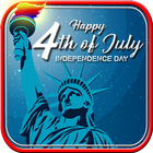 Happy 4th of July Greeting Cards icône