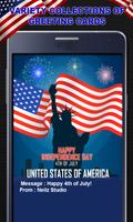 Happy 4th of July Greeting Cards capture d'écran 1