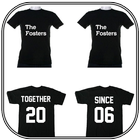 T Shirt Design Couple icône