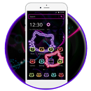 Neonfarbe Kitty Cute Theme APK