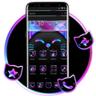 Neon Colorful Cat Theme