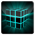 Neon Cube HD Live Wallpaper icône