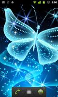 neon butterfly live wallpaper screenshot 1