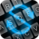 Neon Blue GO Keyboard Theme APK