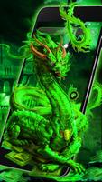 Neon Green Dragon Theme syot layar 1