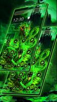 Neon Green Dragon Theme syot layar 2