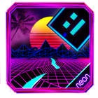 Neon Dash  : retro game Outrun icône