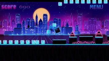 Neon Dash  : retro game Outrun capture d'écran 1