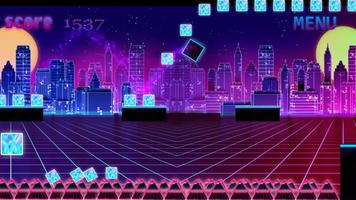 Neon Dash  : retro game Outrun скриншот 2