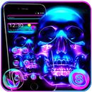 Skull Evil Neon Theme aplikacja