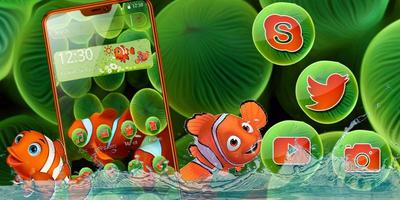 Piękny Neon Fish Theme screenshot 3