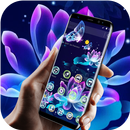 Neon Lotus Fluorescent Theme APK