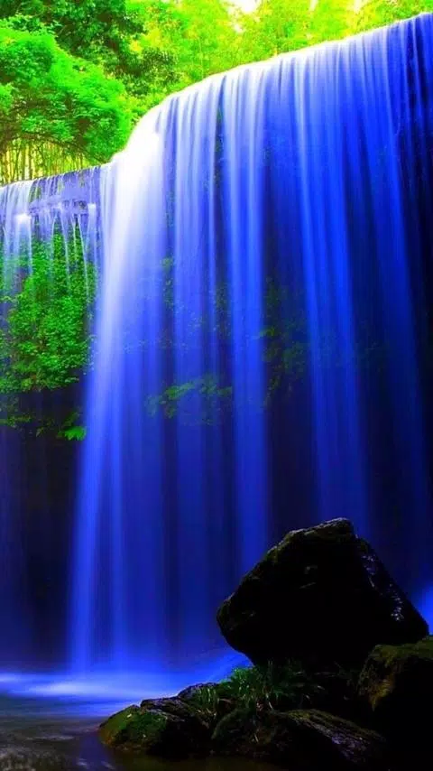 neon live waterfall wallpaper APK for Android Download