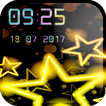 Digital Clock Live Wallpaper with Neon Theme